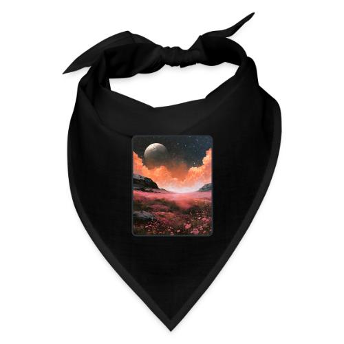 Moonlit Fantasy Flower Landscape - Bandana