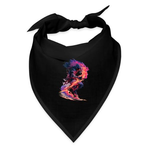 Flaming Ninja Warrior Fantasy Design - Bandana