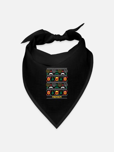 Merica Christmas Sweater - Bandana - black