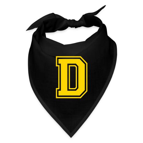 Letter D – Capital Athletic Alphabet Monogram - Bandana