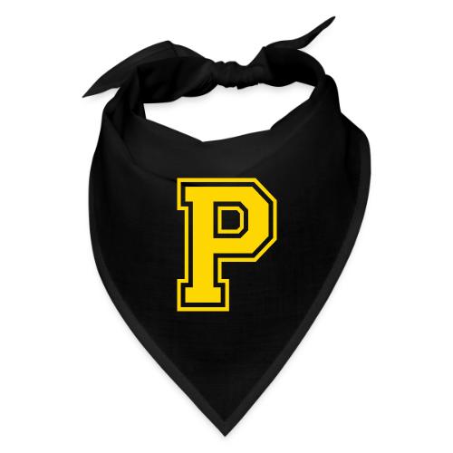 Letter P – Capital Athletic Alphabet Monogram - Bandana