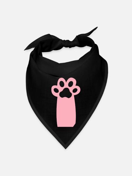 foot print 001 - Bandana - black