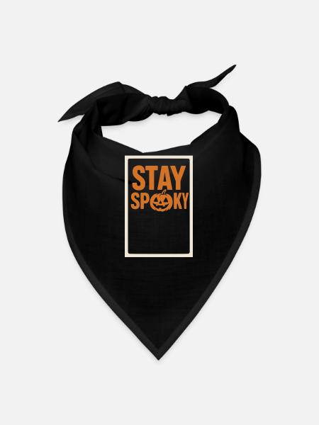 Stay Spooky Halloween Tee - Bandana - black - Front