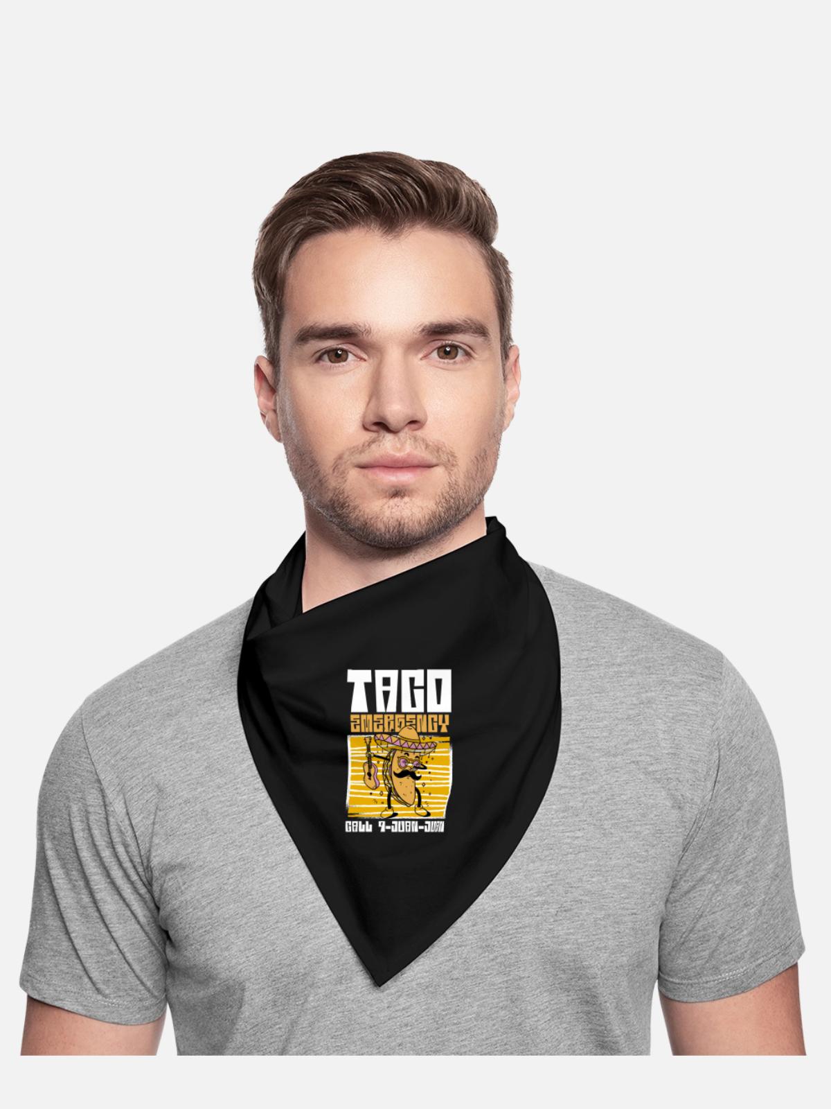 Taco Emergency Hero - Bandana - black - Front - TBD (187cm)