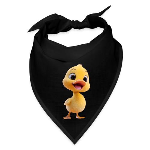 Bright Yellow Baby Duck Smiling - Bandana