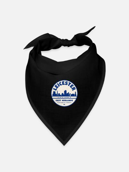 Leicester Uk - Bandana - black - Front