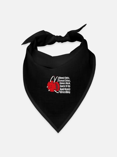 Keep Wrestling - Bandana - black