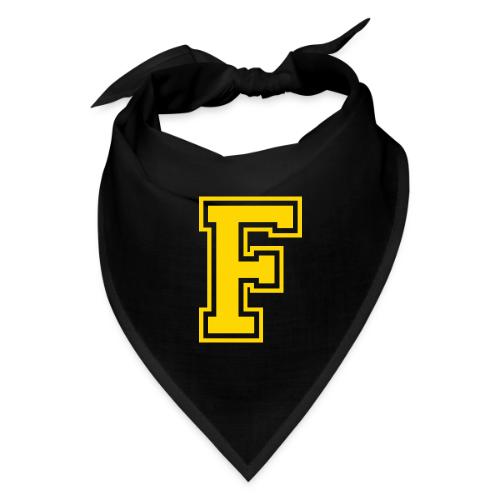 Letter F – Capital Athletic Alphabet Monogram - Bandana