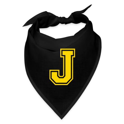 Letter J – Capital Athletic Alphabet Monogram - Bandana