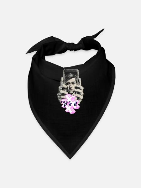Trapped in the Screen - Bandana - black - Front