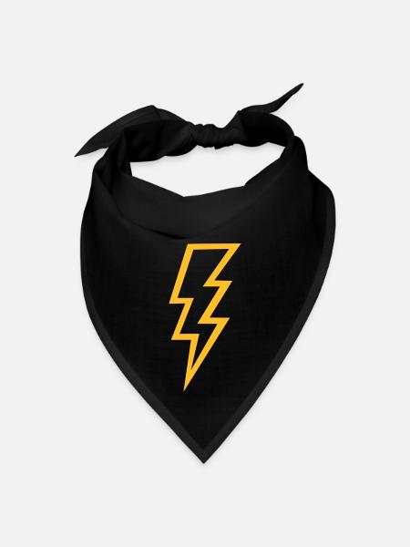 Thunderbolt - Bandana - black - Front