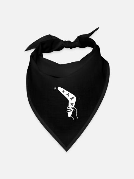 Just comes and goes - Bandana - black - Front