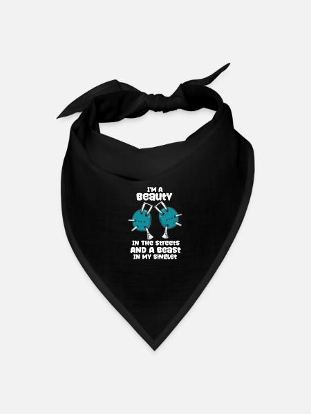 Beast In My Singlet - Bandana - black