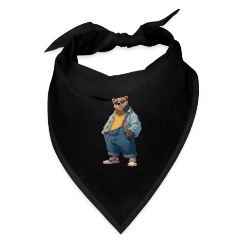 Fashion Streetwear Bear Cartoon Art - Bandana