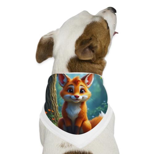 Magical fantasy fox in enchanted forest scene - Dog Bandana