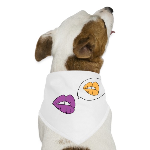 Lips - Dog Bandana