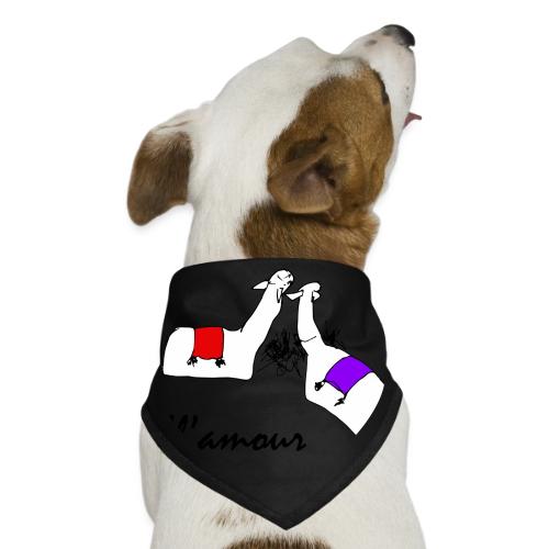 Llamour (color version). - Dog Bandana