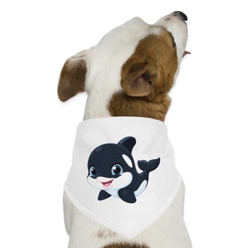 Playful Cartoon Baby Orca with Sweet Smile - Dog Bandana