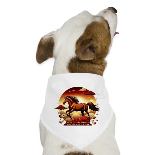 Year of the Horse Sunrise T Shirt, Lunar New Year - Dog Bandana