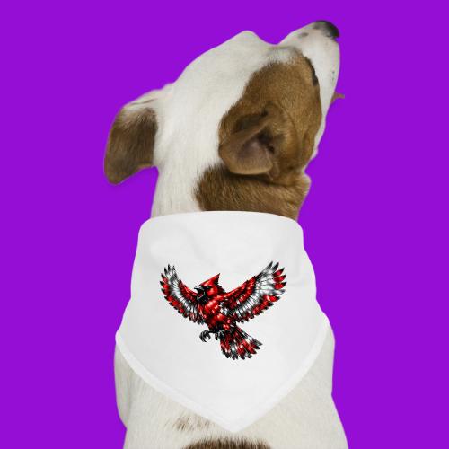 Silver Cardinal in Flight - Dog Bandana