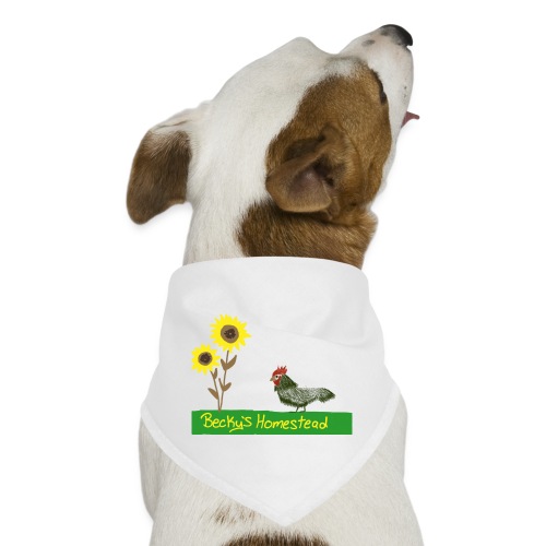 Chicken and Sunflowers - Dog Bandana