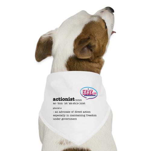Actionist in Black ink - Dog Bandana