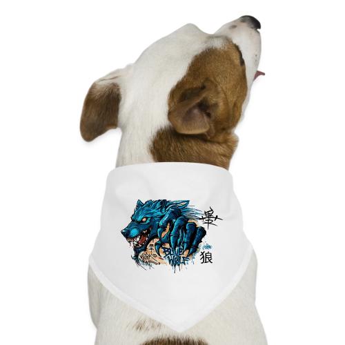 Blue Wolf Graffiti Street Art - Dog Bandana