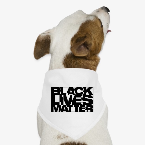 Black Live Matter Chaotic Typography - Dog Bandana