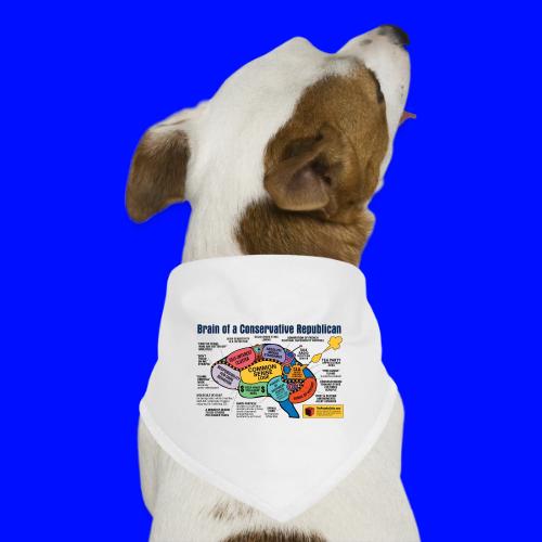 Brain of a Conservative Republican - Dog Bandana