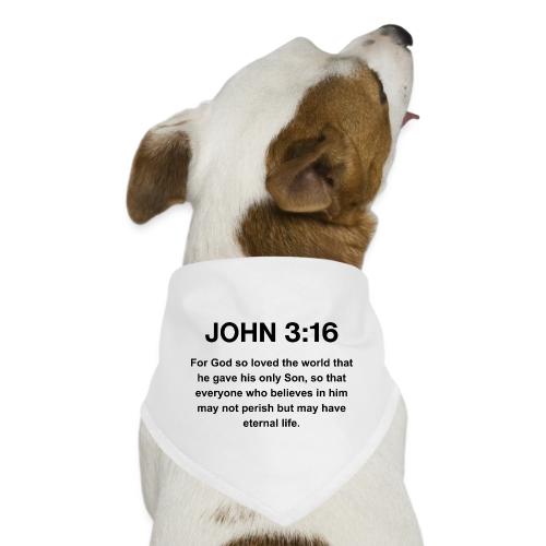 John 3:16 Christian Apparel – Bible Verse Clothing - Dog Bandana