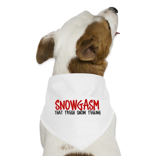 Snowgasm - Dog Bandana