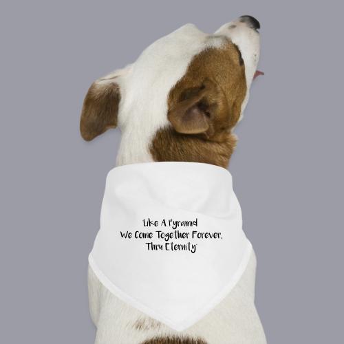 TOGETHER FOREVER (BLACK PRINT) - Dog Bandana