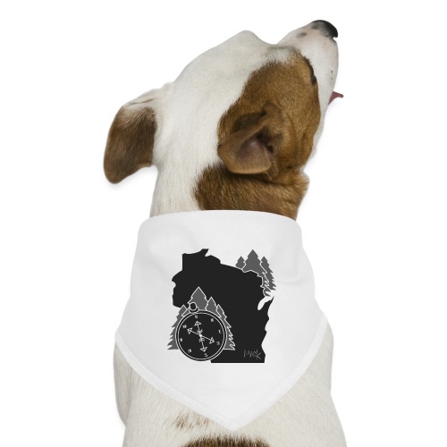 Black/White WI Logo - Dog Bandana
