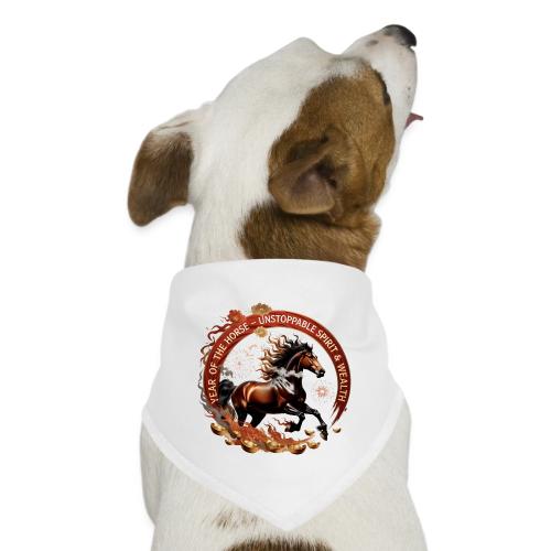 Year of the Horse Fiery Spirit T Shirt, Lunar New - Dog Bandana