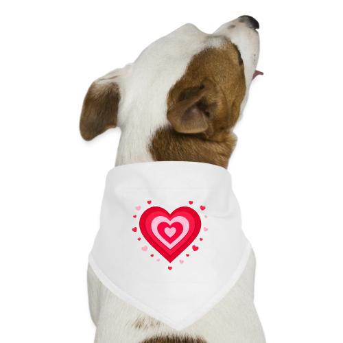 Layered Red & Pink Heart – Cute Valentine Love - Dog Bandana