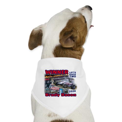 Brady Bacon #LetsRaceTwo Winner - Dog Bandana