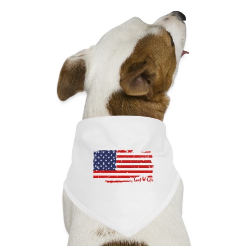US Flag Leaf Life - Dog Bandana