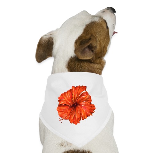 Orange flower - Dog Bandana