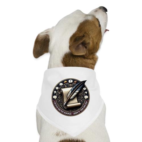Certified Dad Pun Dispenser T Shirt - Dog Bandana