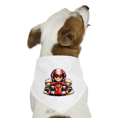 Carcadelogoracerfront - Dog Bandana