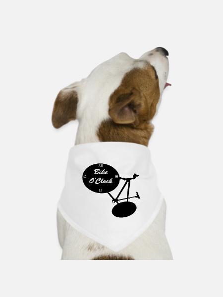 Vélo O'Clock - Bandana pour chien - blanc - Devant