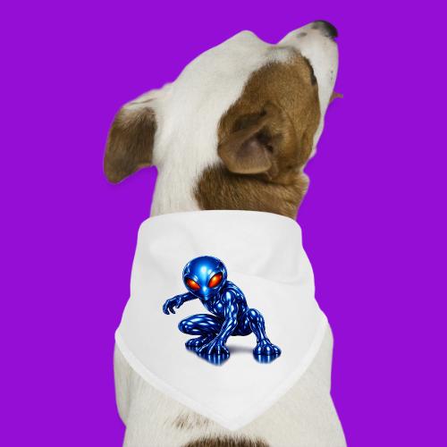 Blue Alien Crouch - Dog Bandana