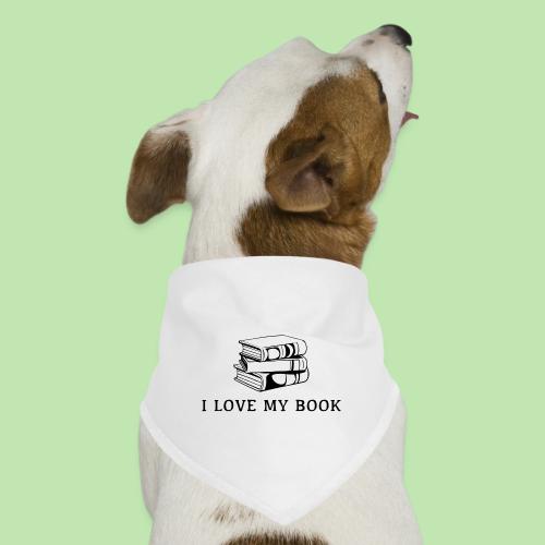 I love my book t-shirt - Dog Bandana
