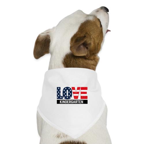 Love Kindergarten Patriotic Graduation - Dog Bandana