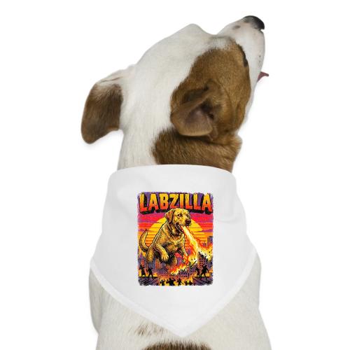Labzilla Giant Yellow Labrador Monster Tee - Dog Bandana