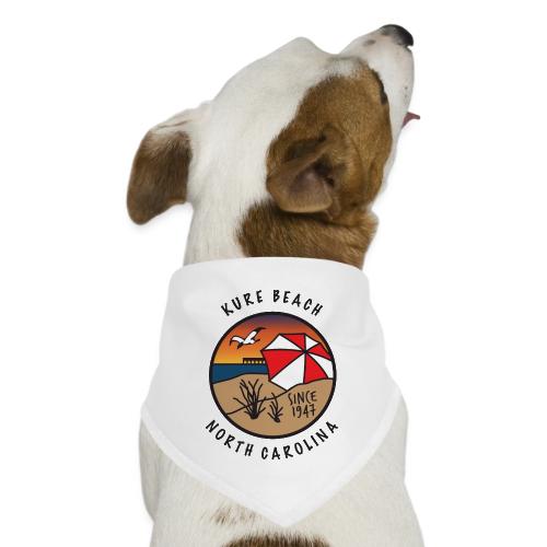 Kure Beach Sunrise-Black Lettering-Front Only - Dog Bandana
