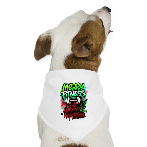 Merry Fitness Christmas Gym Humor - Dog Bandana