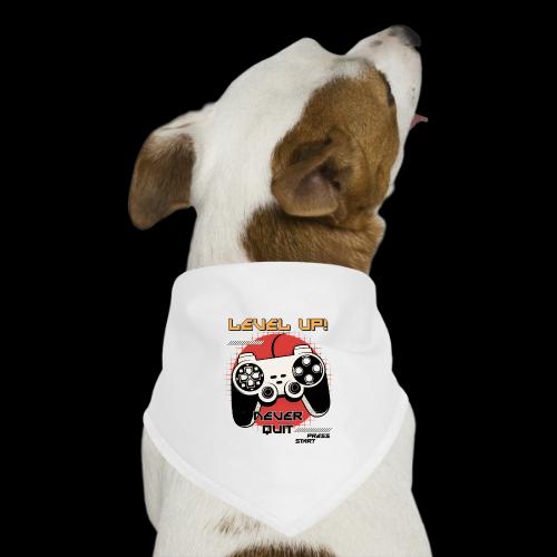 Level Up! Never Quit Gaming - Dog Bandana