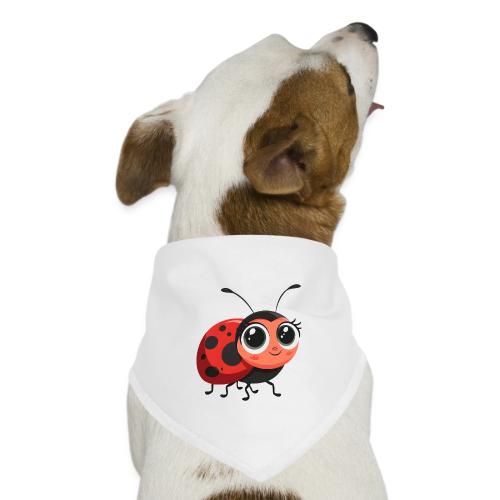 Cute Cartoon Ladybug Full of Joy - Dog Bandana