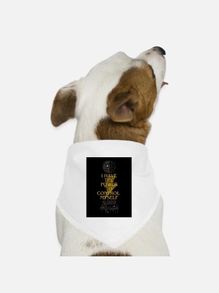 Self-Love - Dog Bandana - white